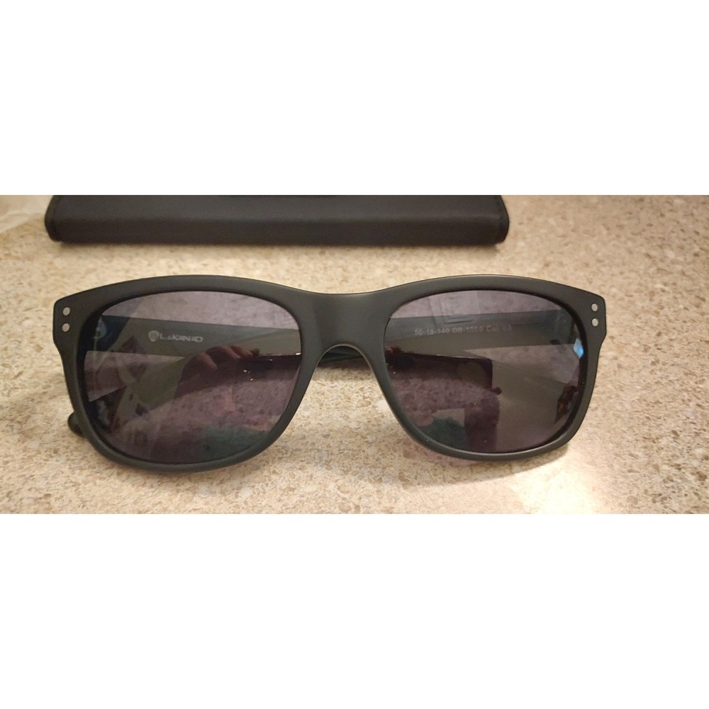 Blakened DB-1009 Sunglasses Unisex 56-18-140 Black Polarized Mirus Dark Academia